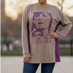 Taylor Swift Midnights Tour Long Sleeve Shirt Size Large